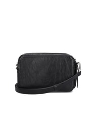PINKO CARRIE Leather camera case bag black limousine-brushed silver - Women’s Bags - 5