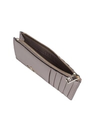 FURLA CAMELIA Flat leather wallet gray stucco - Women’s Wallets - 3