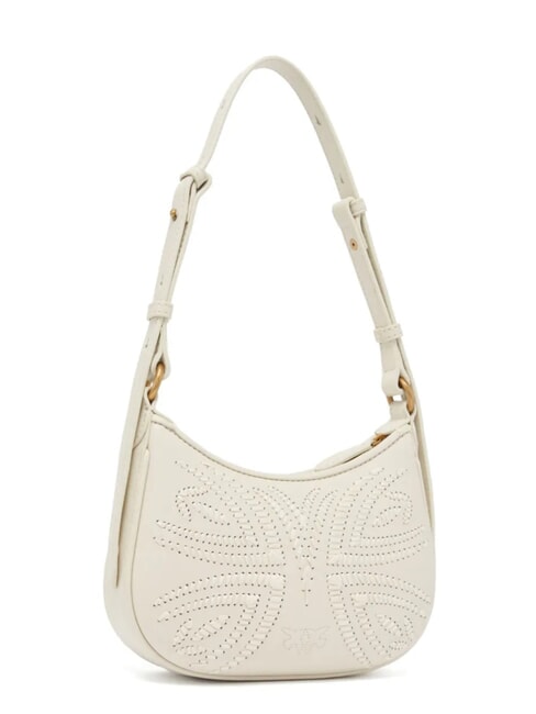 HALF MOON BABY Shoulder bag silk white-antique gold - Women’s Bags