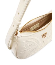 PINKO HALF MOON BABY Shoulder bag silk white-antique gold - Women’s Bags - 4