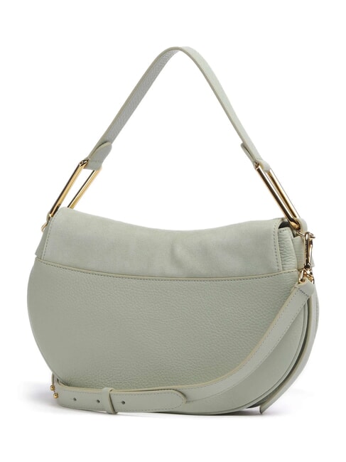 CAMPIONARIO - MAGIE SUEDE BIM Suede shoulder bag celadon green - Women&rsquo;s Bags
