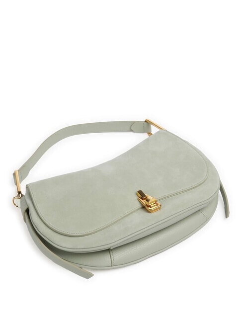 MAGIE SUEDE BIM Suede shoulder bag celadon green - Women&rsquo;s Bags