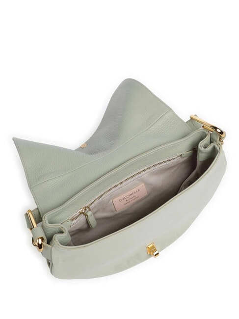 MAGIE SUEDE BIM Suede shoulder bag celadon green - Women&rsquo;s Bags