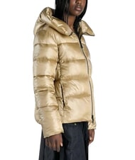 CANADIAN CAPE BRETON Satin down jacket with hood goat - Women's down jackets - 3