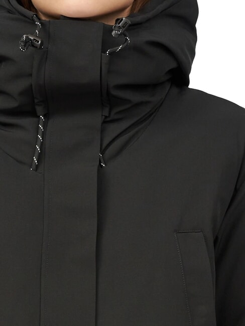 ATHABASCA Long parka with hood black - Women's Jackets