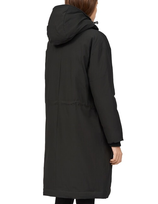 ATHABASCA Long parka with hood black - Women's Jackets
