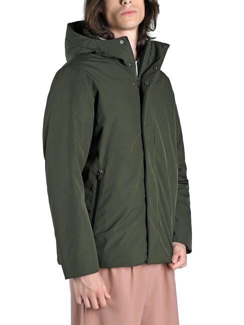VAUGHAN Padded jacket with hood military - Men's Jackets