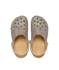 CROCS CLASSIC TWEED CLOG Slipper sabot wheat - Unisex shoes - 4