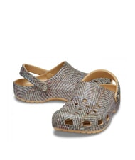 CROCS CLASSIC TWEED CLOG Slipper sabot wheat - Unisex shoes - 5