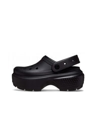 CROCS STOMP CLOG W Platform clog slipper black - Unisex shoes - 3