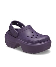 CROCS STOMP CLOG W Platform clog slipper dark iris - Unisex shoes - 2