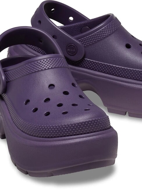 STOMP CLOG W Platform clog slipper dark iris - Unisex shoes