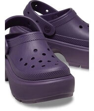 CROCS STOMP CLOG W Platform clog slipper dark iris - Unisex shoes - 4