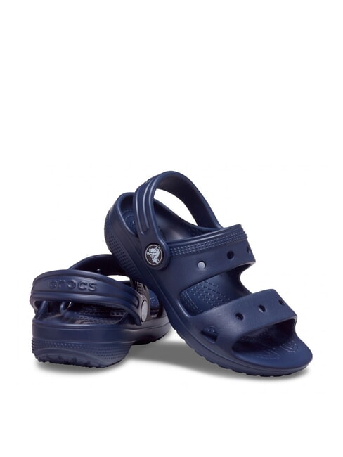 CLASSIC CROCS SANDAL T Slipper with bands navy - Baby Shoes