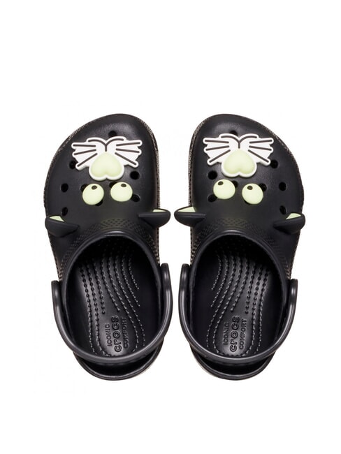 CLASSIC GLOW BLACK CAT CLOG T Slipper sabot black - Baby Shoes