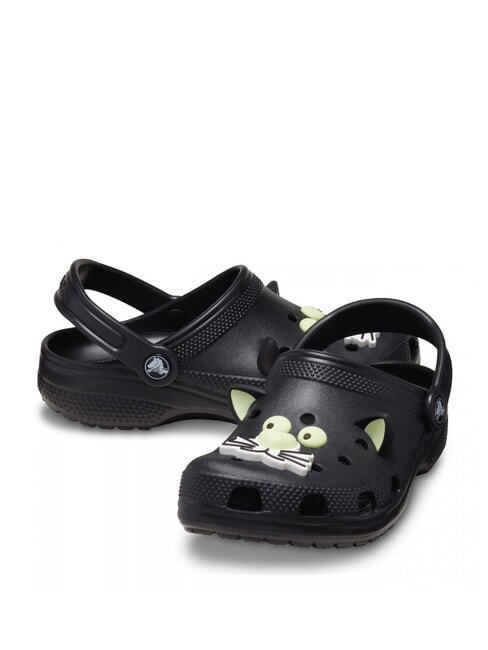 CLASSIC GLOW BLACK CAT CLOG T Slipper sabot black - Baby Shoes