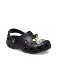 CROCS CLASSIC GLOW BLACK CAT CLOG T Slipper sabot - Baby Shoes