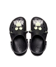 CROCS CLASSIC GLOW BLACK CAT CLOG T Slipper sabot black - Baby Shoes - 4