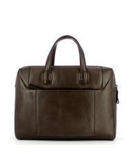 PIQUADRO CAMPIONARIO - PAN  15.6" leather PC briefcase dark-haired - Work Briefcases - 3
