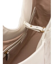 PINKO PUZZLE Stitched leather shoulder bag silk white-antique gold - Women&rsquo;s Bags - 5