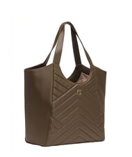 PINKO PUZZLE Stitched leather shoulder bag wren-antique gold - Women’s Bags - 2