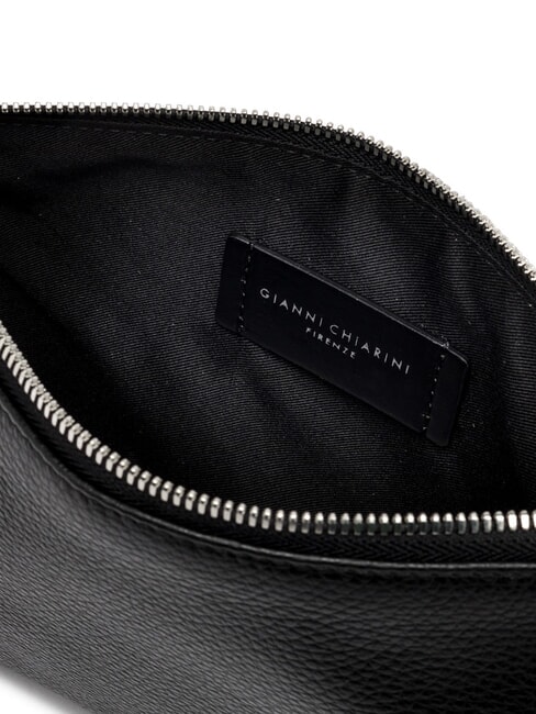 HERMY Leather envelope bag with shoulder strap Black - Women’s Bags