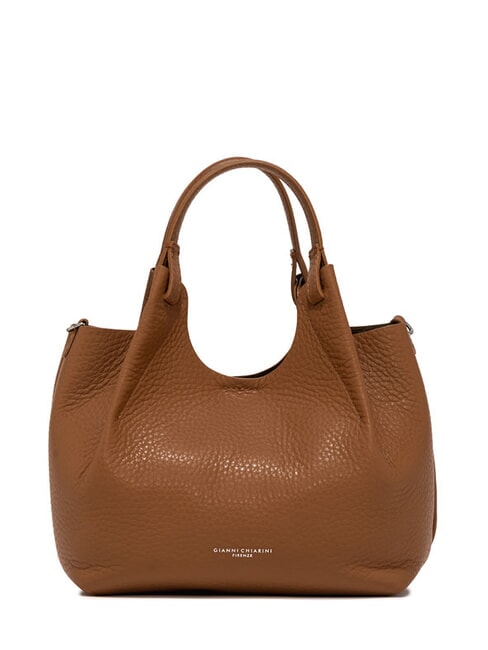 DUA Shoulder bag, in leather leather-t.moro - Women’s Bags