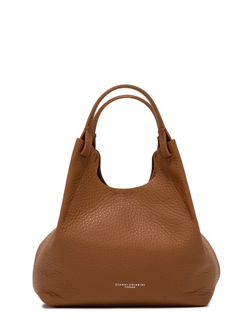 DUA Shoulder bag, in leather leather-t.moro - Women’s Bags