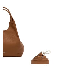 GIANNI CHIARINI DUA Shoulder bag, in leather leather-t.moro - Women’s Bags - 5