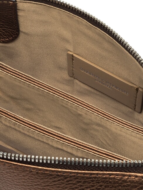 THREE Metallic Leather Shoulder Bag toasted - Women’s Bags