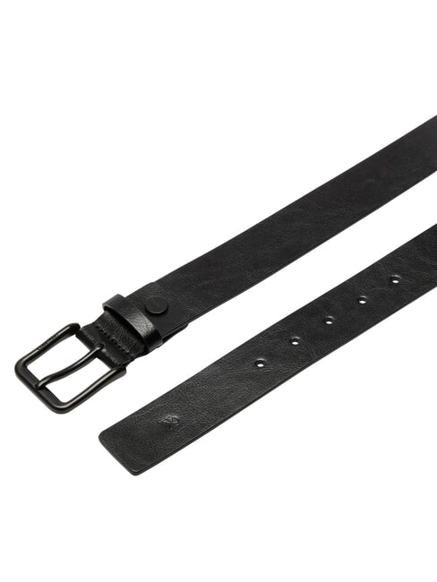 CKJ PIN BUCKLE Shortenable leather belt black/matte black - Belts