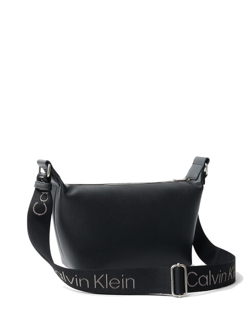 CKJ ULTRALIGHT Logo shoulder bag on black - Women’s Bags