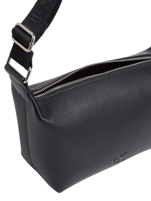 CKJ ULTRALIGHT Logo shoulder bag on black - Women’s Bags