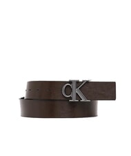 CALVIN KLEIN CKJ PLAQUE Double-sided belt that can be shortened - Belts