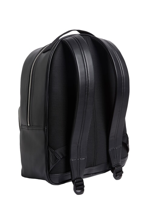 CKJ MONO LOGO 15" laptop backpack on black - Backpacks & School and Leisure