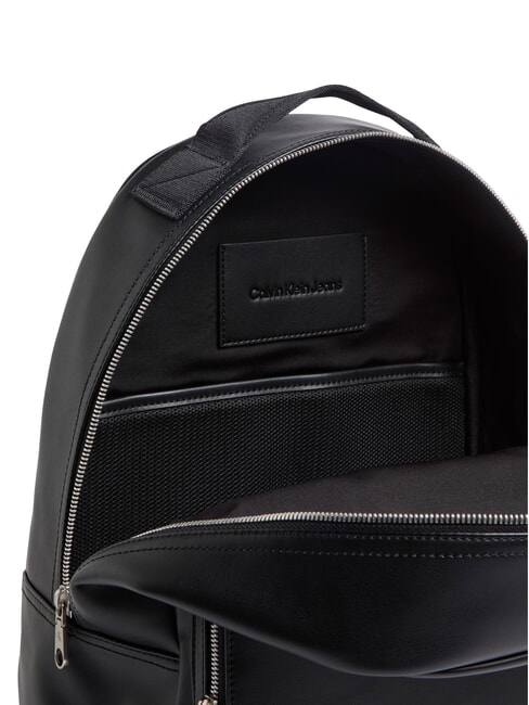 CKJ MONO LOGO 15" laptop backpack on black - Backpacks & School and Leisure