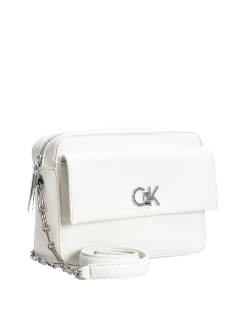 CK RE-LOCK Shoulder bag with pocket lily white - Women&rsquo;s Bags