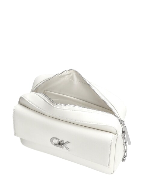 CK RE-LOCK Shoulder bag with pocket lily white - Women&rsquo;s Bags