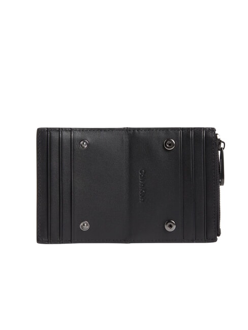 CK MUST Leather coin purse card holder on black - Men’s Wallets