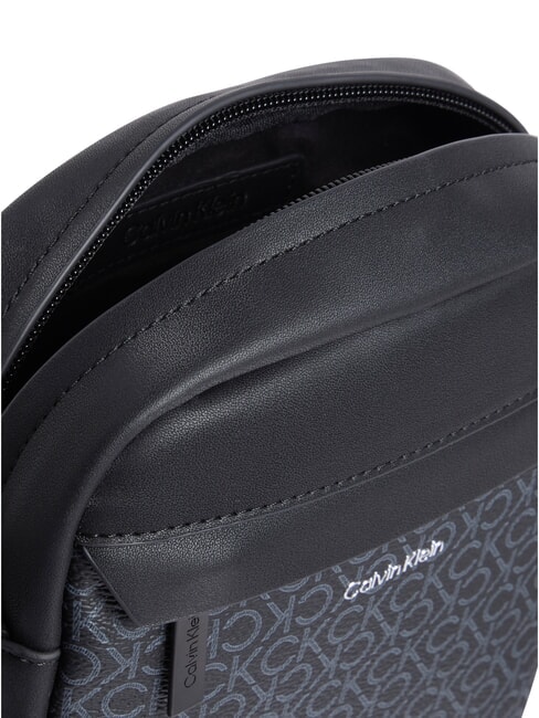 CK MUST Bag with logo print pocket on black - Over-the-shoulder Bags for Men