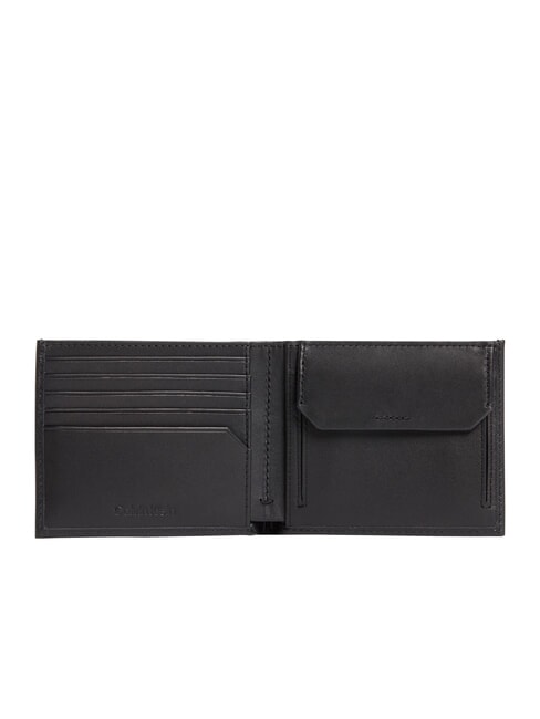 CK MUST Leather wallet with coin purse on black - Men’s Wallets