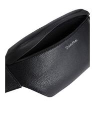 CALVIN KLEIN CK MUST Bum bag with metal logo on black - Hip pouches - 3