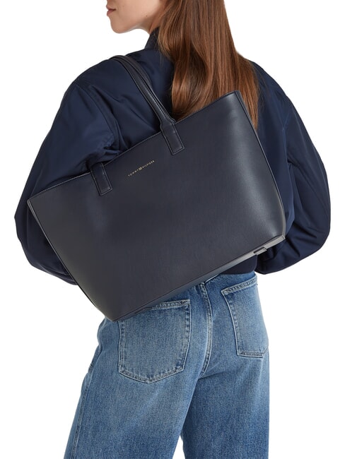 TH LOGOTAPE  Shopping Bag space blue / black - Women&rsquo;s Bags