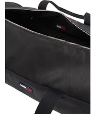 TOMMY HILFIGER TJM COLLEGIATE Duffel bag with shoulder strap black - Duffle bags - 4