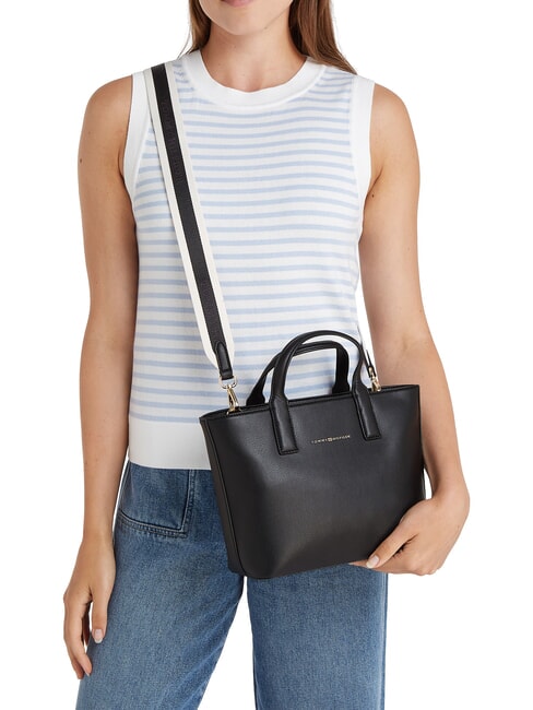 TH LOGOTAPE Handbag, with shoulder strap black - Women’s Bags