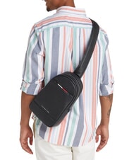 TOMMY HILFIGER TH CENTRAL  Maxi Bag black - Over-the-shoulder Bags for Men - 4