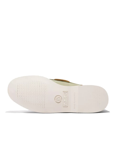 CLASSIC BOAT  Suede leather shoes light green - Men’s shoes