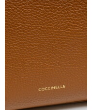 COCCINELLE PRIMROSE Hammered leather backpack CUIR - Women’s Bags - 3