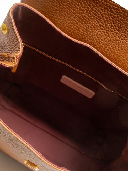 PRIMROSE Hammered leather backpack CUIR - Women’s Bags