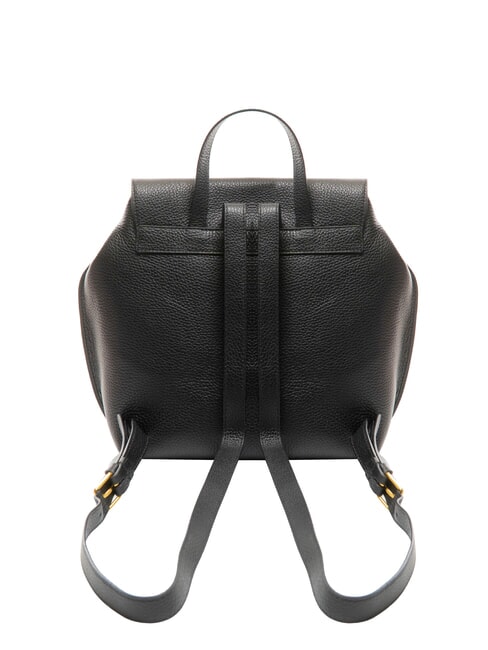 PRIMROSE Hammered leather backpack Black - Women’s Bags